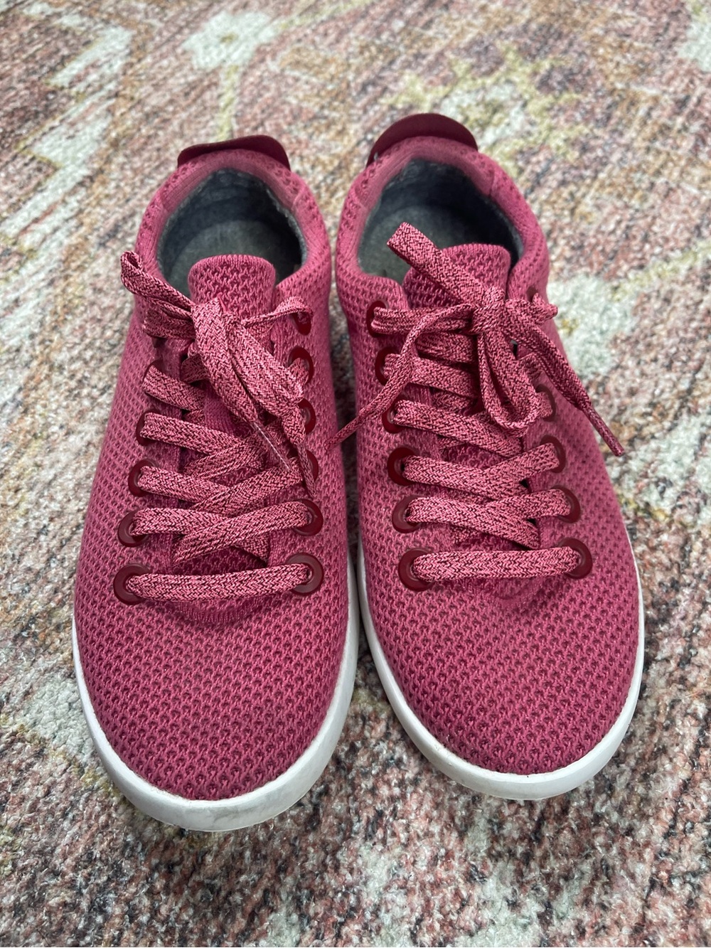 Allbirds Tree Piper Sneakers Pink Womens Size 8